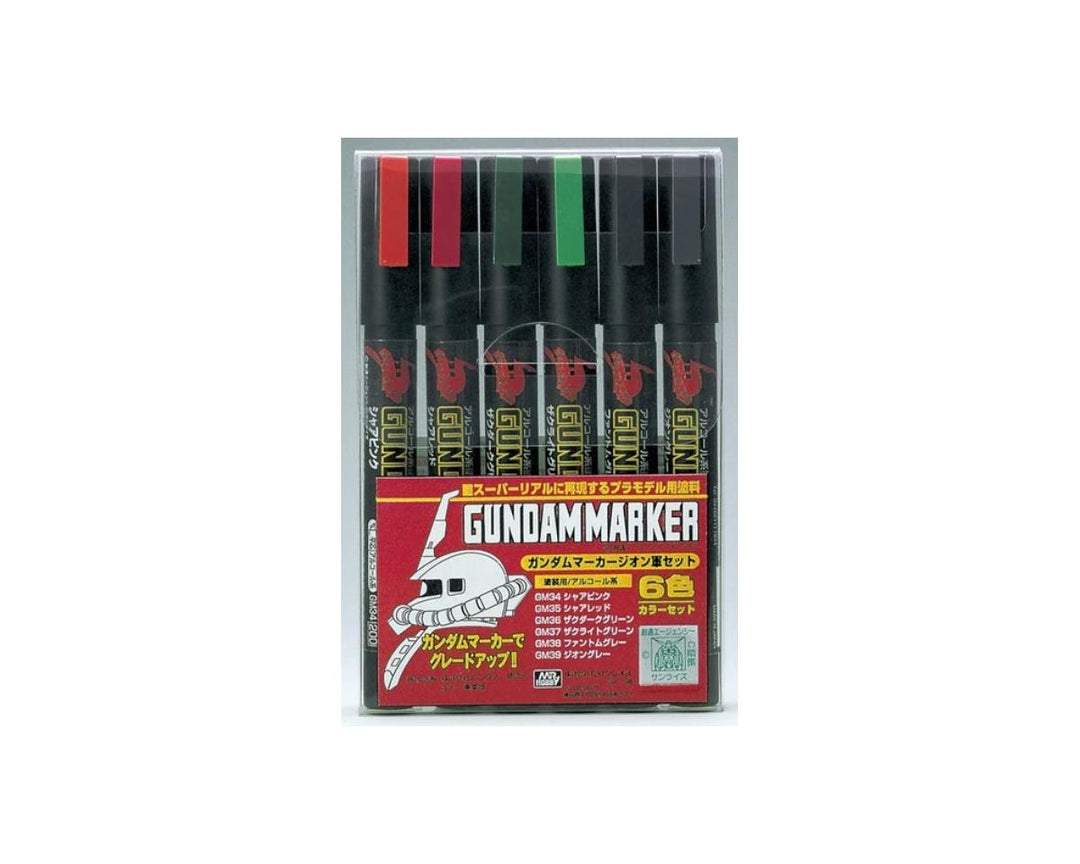 BANDAI GUNDAM ZEON MARK SET 6PK GUZGMS108