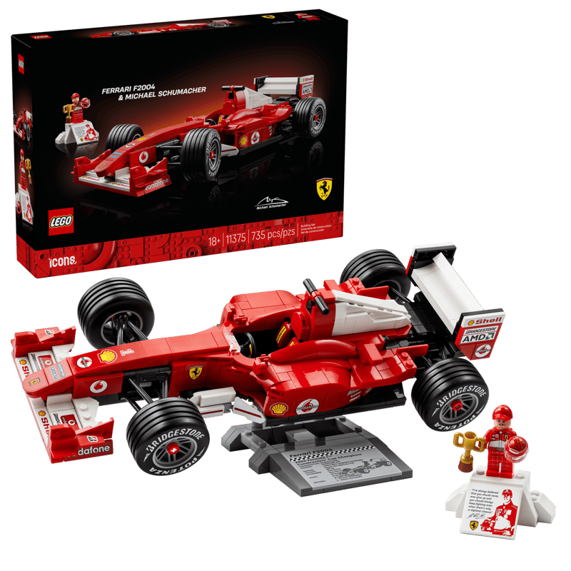 11375 Ferrari F2004 & Michael Schumacher LEGO
