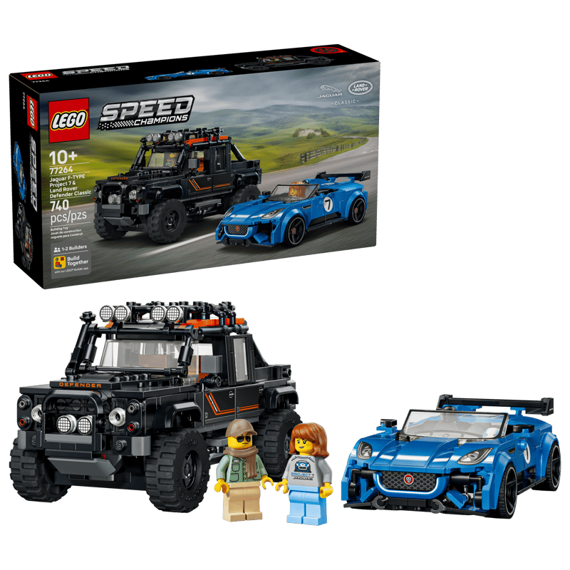 LEGO 77264 Jaguar Project 7 & Land Rover Defender