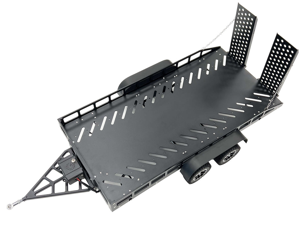 1/10 Scale Full Metal Trailer with LED Lights (Black) Bold RC BOL5000
