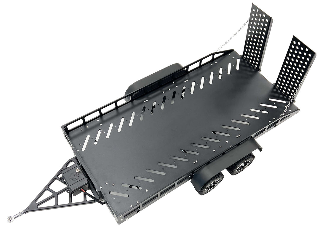 1/10 Scale Full Metal Trailer with LED Lights (Black) Bold RC BOL5000