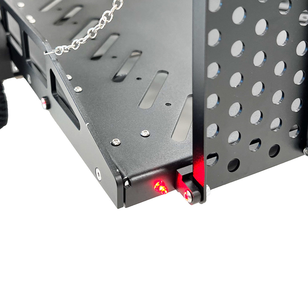 1/10 Scale Full Metal Trailer with LED Lights (Black) Bold RC BOL5000