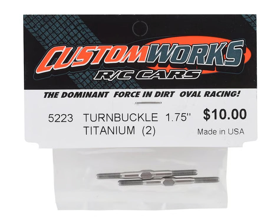 Custom Works 1.75" Titanium Turnbuckle (2)