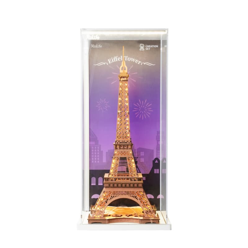 Night of the Eiffel Tower 3D Wooden Puzzle Robotime TGL01