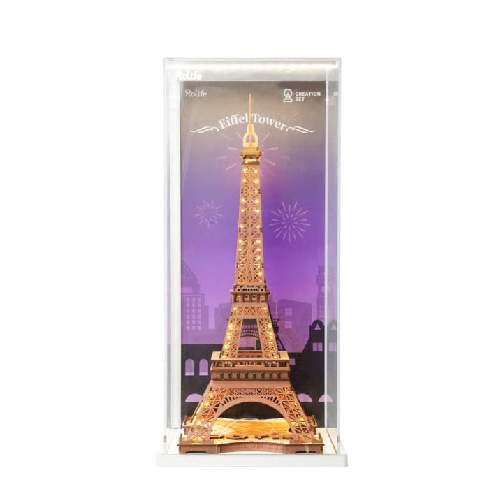 Night of the Eiffel Tower 3D Wooden Puzzle Robotime TGL01