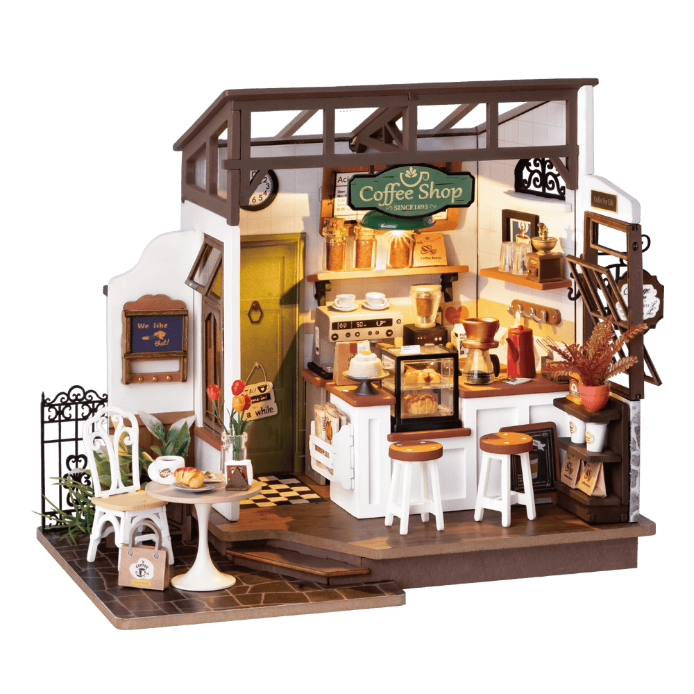 Rolife No.17 Cafe Miniature House kit Robotime DG162
