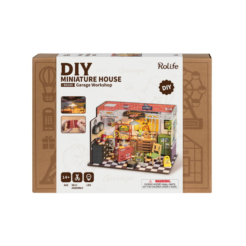 DIY House Garage Workshop  Robotime DG165