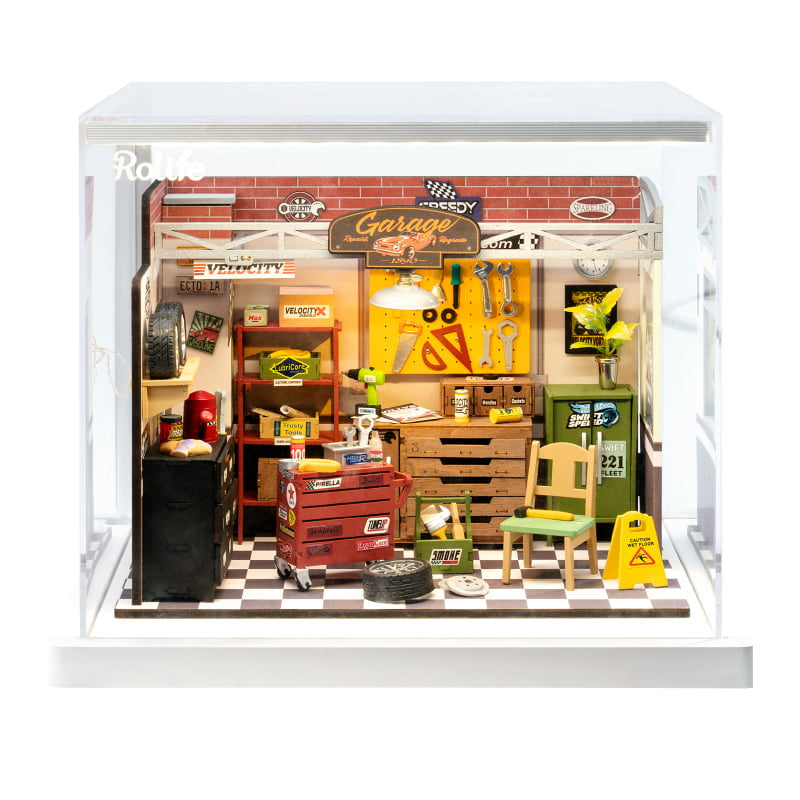 DIY House Garage Workshop  Robotime DG165