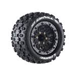 Louise R/C MFT MT-Uphill Soft 1/10 Monster Truck Tires, 12, 14, 17mm Removable Hex - 1 Pair LOULT3309SX