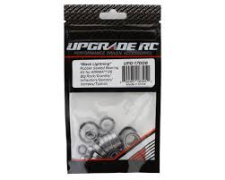 UpGrade RC "Black Lightning" Rubber Sealed Bearing Kit for Arrma™ 3S BLX Big Rock/Infraction/Senton/Vorteks/Typhon UPG-17006