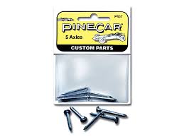 PINE CAR  Nail Axles (5Pk)