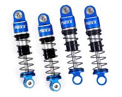 NEXX Racing Losi™ Micro-B Aluminum Oil-Filled Shocks (Blue) (4) NX-456-BL