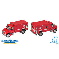 Walthers Intl 4300 EMS Amblnce Red WAL949-11931