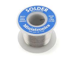 Miniatronics MNT 1064004 Rosin Core Solder 60/40, 4oz