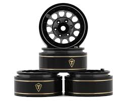 Treal Hobby Type I 1.0" Classic 12-Spoke Beadlock Wheels (Grey) (4) (27.2g) TLHTSCX24-247