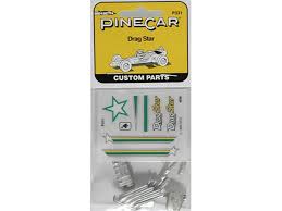 PINE CAR Custom Parts w/Decals,