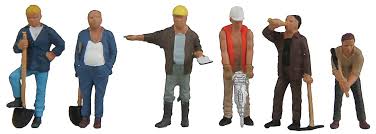 Walthers SceneMaster Construction Workers 6/ WAL949-6022