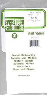 evergreen sheet styrene