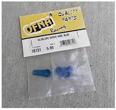 Ofna Racing 10731 Alum CNC Servo Arm Blue JR/Fut/Air/Hi