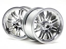 HPI 8 Spoke Satin Chrome Wheel