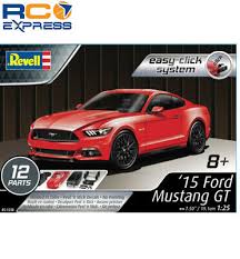 Revell 1/25 2015 Ford Mustang GT EZ Click Plastic Model Kit RMX851238
