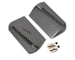 EFLH 1429C 3D FLYBAR PADDLE SET WHT,CF
