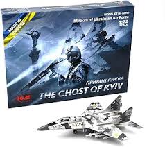 1/72 ICM The Ghost of Kyiv MIG-29 Ukrainian Air Force Plastic Model ICM72140