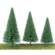Walthers SceneMaster Pine Trees 3.4-5.5" 10/ WAL949-1180