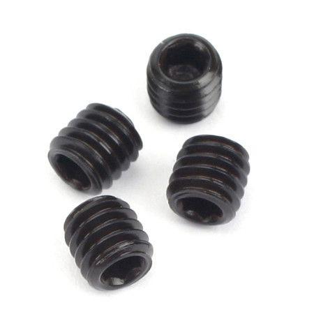 Socket Set Screws,3mm x 3 (4pk)