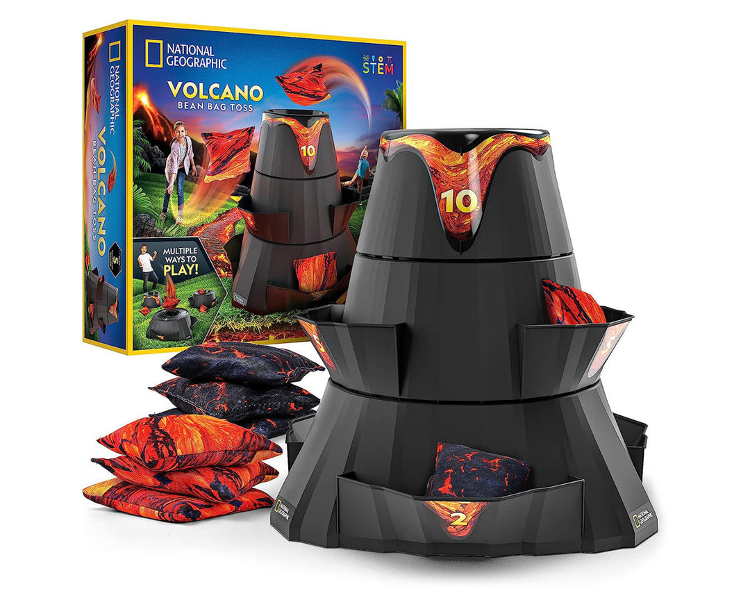 Blue Marble National Geographic Volcano Bean Bag Toss Game DWDNGVOLTOSS
