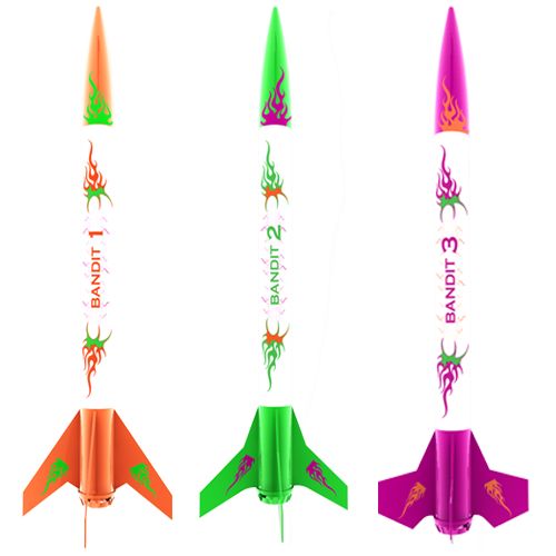 Estes 3 Bandits Mini Kit E2X Easy-to-