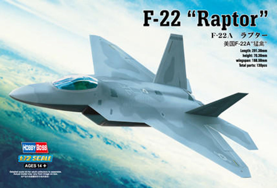 1/72 Hobby Boss F-22 Raptor F22