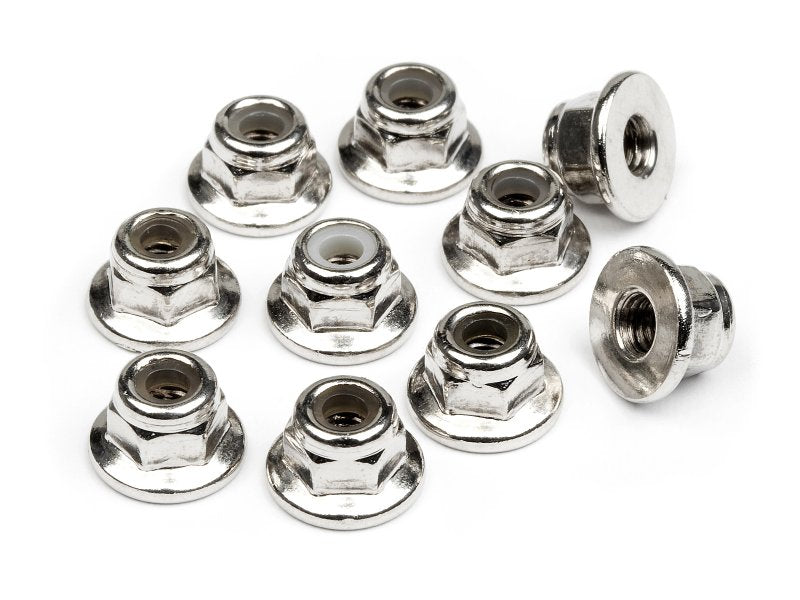 HPI 103671 Flanged Lock Nut M3 (10): Vorza