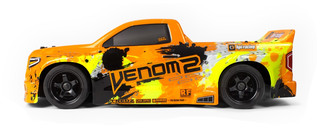 HPI Sport 3 Venom 2 1/10 RTR 4WD Brushed Electric Truck (Orange) #160489