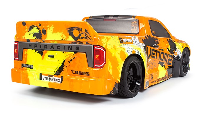 HPI Sport 3 Venom 2 1/10 RTR 4WD Brushed Electric Truck (Orange) #160489