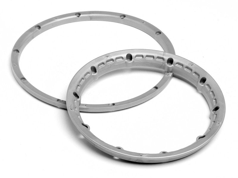 HPI 3272 Wheel Bead Lock Rings Silver (2