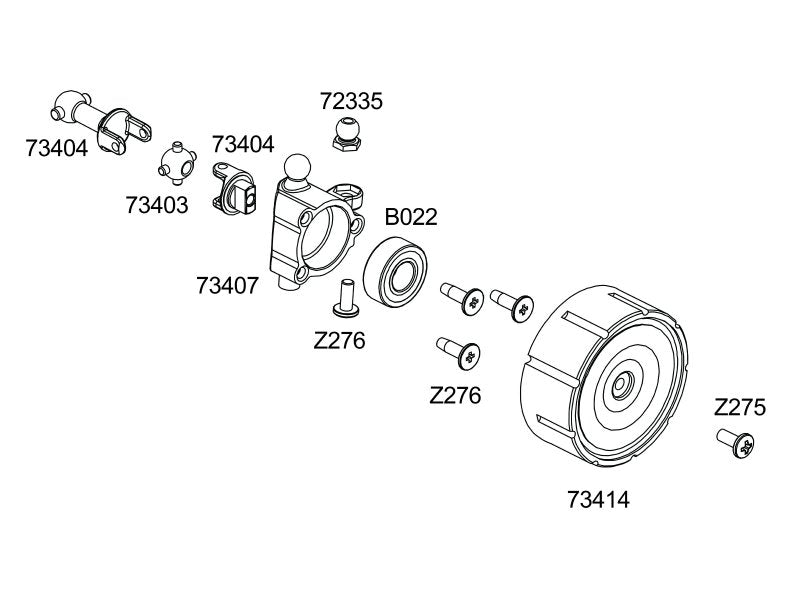HPI 73404 Servo Arm Set: RS4 Micro