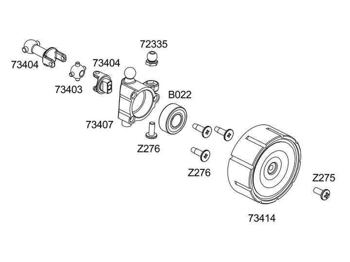 HPI 73404 Servo Arm Set: RS4 Micro