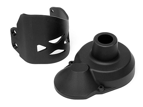 HPI 85211 Gear Cover/Motor Guard Set: E-F