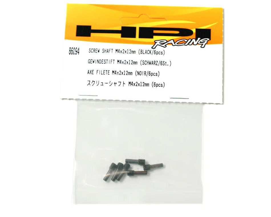 86094 Screw Shaft M4x2x12mm Bla
