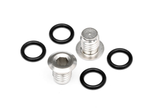 HPI 86676 DIFF SCREW CAP M4x6mm (2pcs):Ba