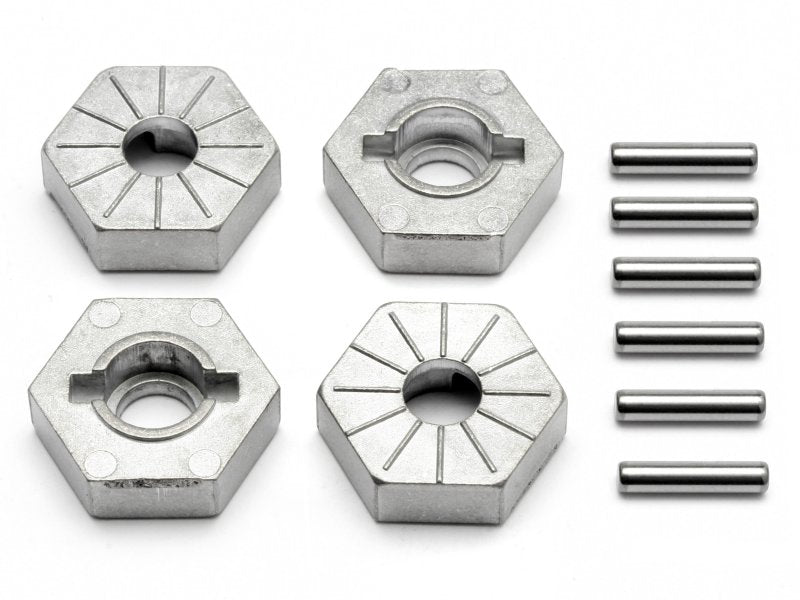 HPI 86804 Hex Wheel Hub  17mm  Silver: SA