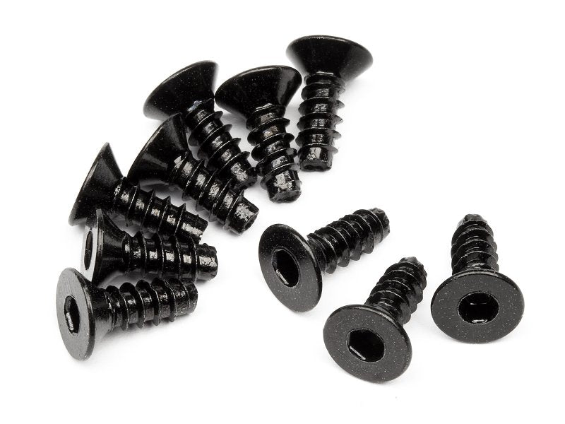HPI 94303 TP Flat Head Screw M3x8mm (10)