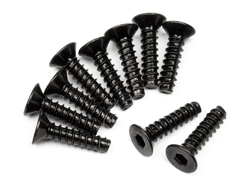 HPI 94305 TP Flat Head Screw M3x12mm (10)