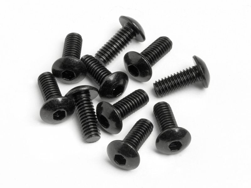 HPI 94554 Button Head Screw M4X10mm (10):
