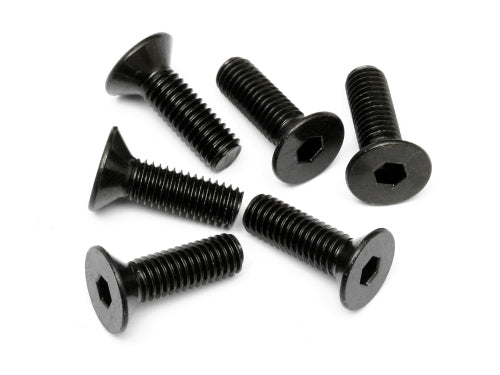 HPI 94730 FLAT HEAD SCREW M5x16mm (6):Baj