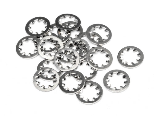 HPI 96704 LOCKING WASHER M4 (20pcs):Baja5