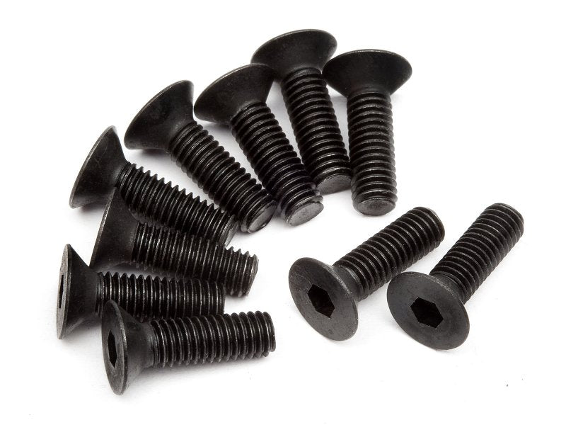 HPIZ 083 HS Flat Head Screw M3x10mm(10):