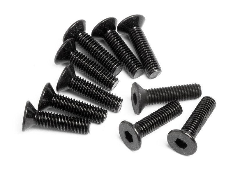 HPIZ 084 Flat Head Screw M3x12mm (10)