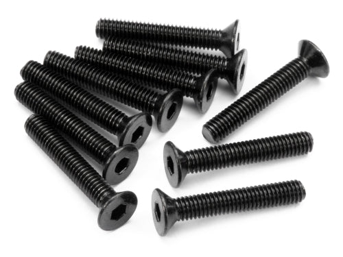 HPIZ 086 Flat Head Screw M3x18mm (10): H
